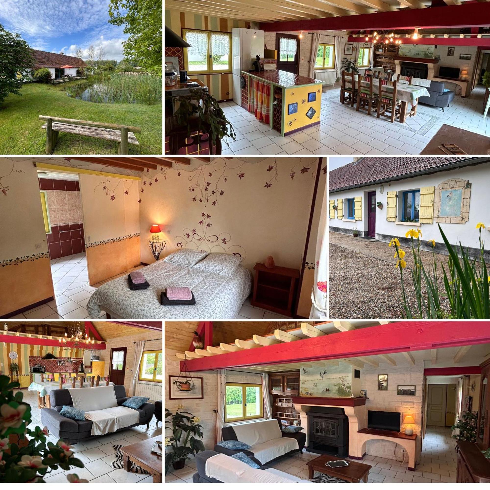 La Fermette - Calme - Wifi - Plain Pied Villa Favières Dış mekan fotoğraf